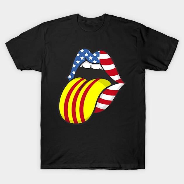 Vietnam Flag Vietnamese Pride Vietnam Roots T-Shirt by RW